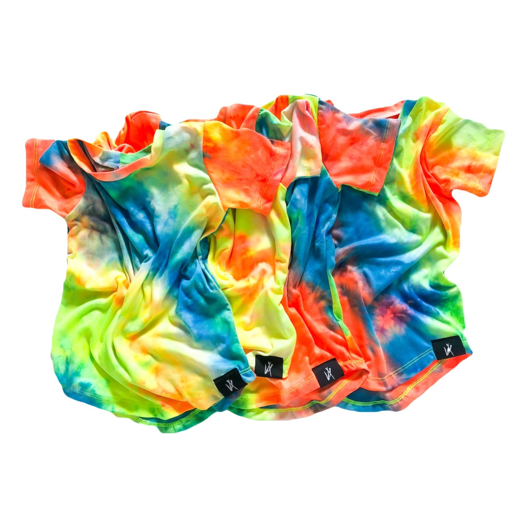 Neon Rainbow Galaxy Tie Dye Tee – VICONX