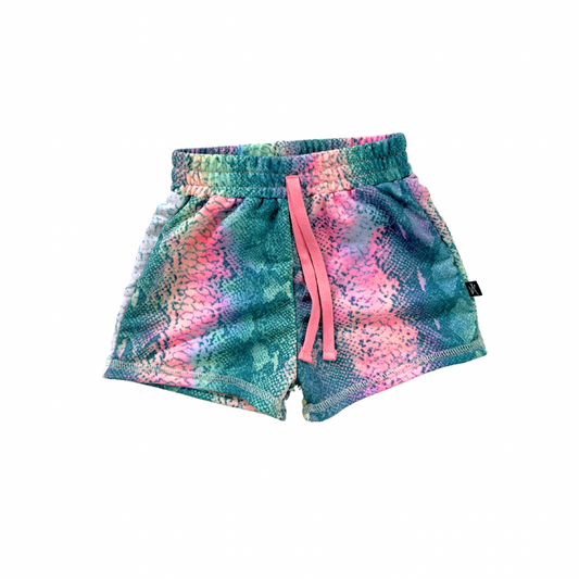 All day play shorts - Neon Reptile
