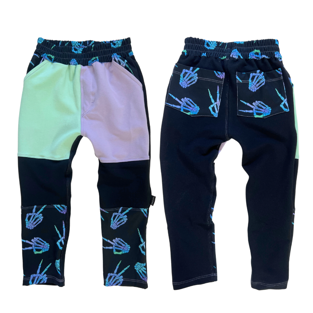 Color Block Skelly Play Joggers