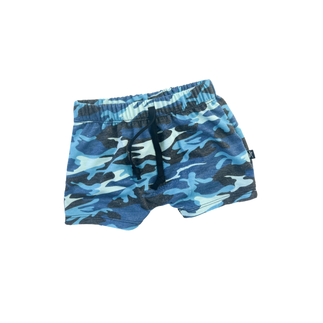 Aqua Camo Explorer Shorts