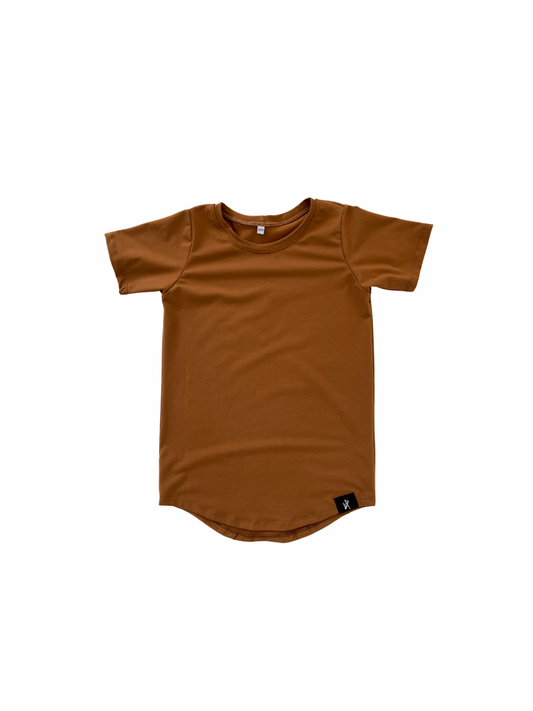 Solid SS Tee - Camel