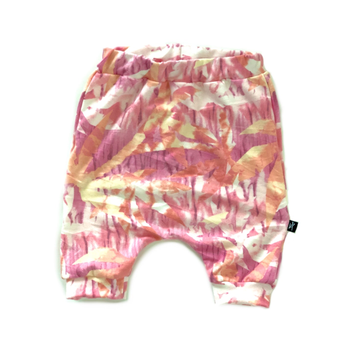 Palm Shorts- Pink Yellow