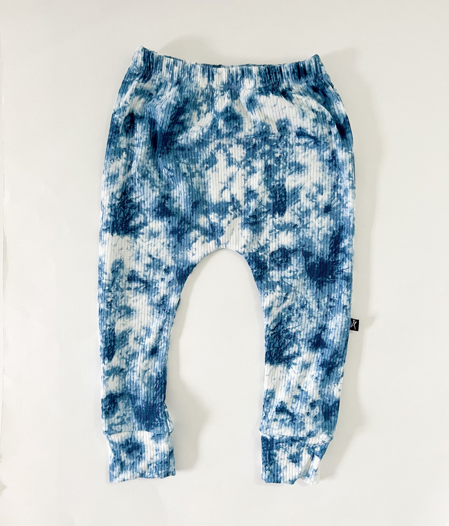 RTS Tie Dye Ribbed Jogger - Blue